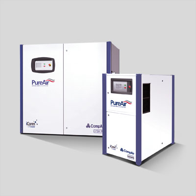 Water Injected Oil Free Rotary Screw Compressors